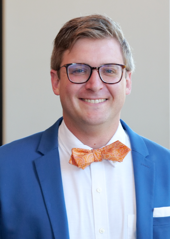 Headshot of the Assistant Director of Fraternity & Sorority Affairs, Casey Domnick