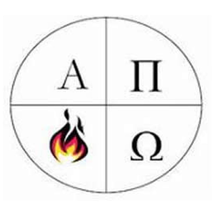Crest of Alpha Pi Omega Sorority, Inc.