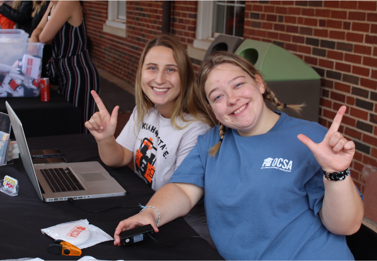 Students at Socks and Pops event